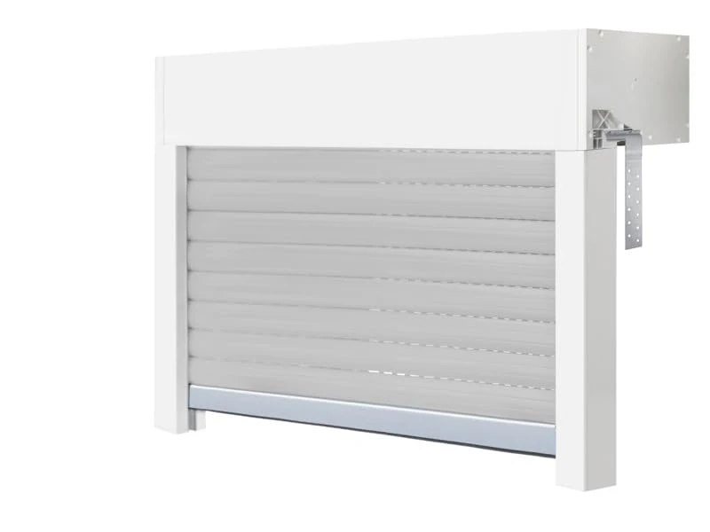 Schellenberg 39047 Roller Shutter Set for Windows, Mini Roller Shutter System, PVC, 90 x 50 cm, White/Grey, Can be Shortened in Height, Width, Includes EPS Insulation and Accessories for Self-Assembly - Image 1