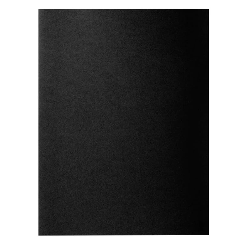 Exacompta - Item No. 217118E - Box of 10 Packs of 10 Hard Folders Rock''S 210 g/m² in Bright Colours - PEFC™ Certified Folders - Dimensions 24 x 32 cm for DIN A4 - Colour Black