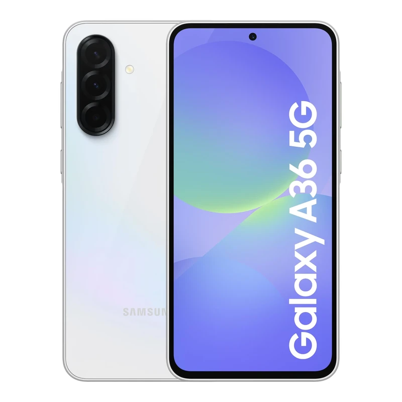 Samsung Galaxy A36 5G Smartphone, Awesome Intelligence, 8GB RAM, 256GB Storage, 50MP Camera, Awesome White, 3 Year Manufacturer Extended Warranty (UK Version) (Renewed)