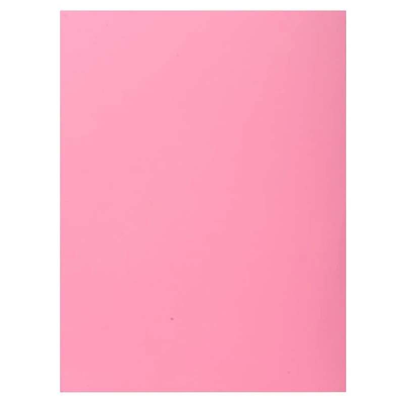 Exacompta - Ref 339003E - Box of 5 Packs of 50 Rigid folders with 1 Flap Super 210 g/m² - Pastel Colours - PEFC™ Certified folders - Size 24 x 32 cm for A4 Format - Pink