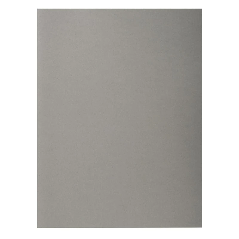 Exacompta - Ref 217109E - Box of 10 Packs of 10 Rock''S Rigid folders 210g/m2 in Bright Colours - PEFC Certified folders - Size 24 x 32 cm for A4 Size - Grey