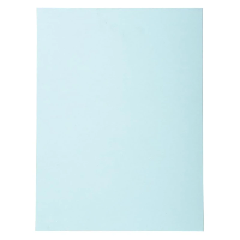 Exacompta - Ref 420206E - Box of 10 Packs of 50 Forever® semi-Rigid folders 170g/m2-100% Recycled and Certified Blue Angel - Size 24 x 32 cm for A4 - Light Blue