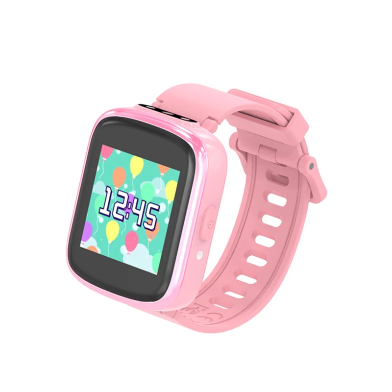 ODS | Radiocom Pink Waterproof Smartwatch for Children with Dual Cameras with Flashlight, Internal Memory 512 MB, IP66 Water Resistant, Magnetic Charging