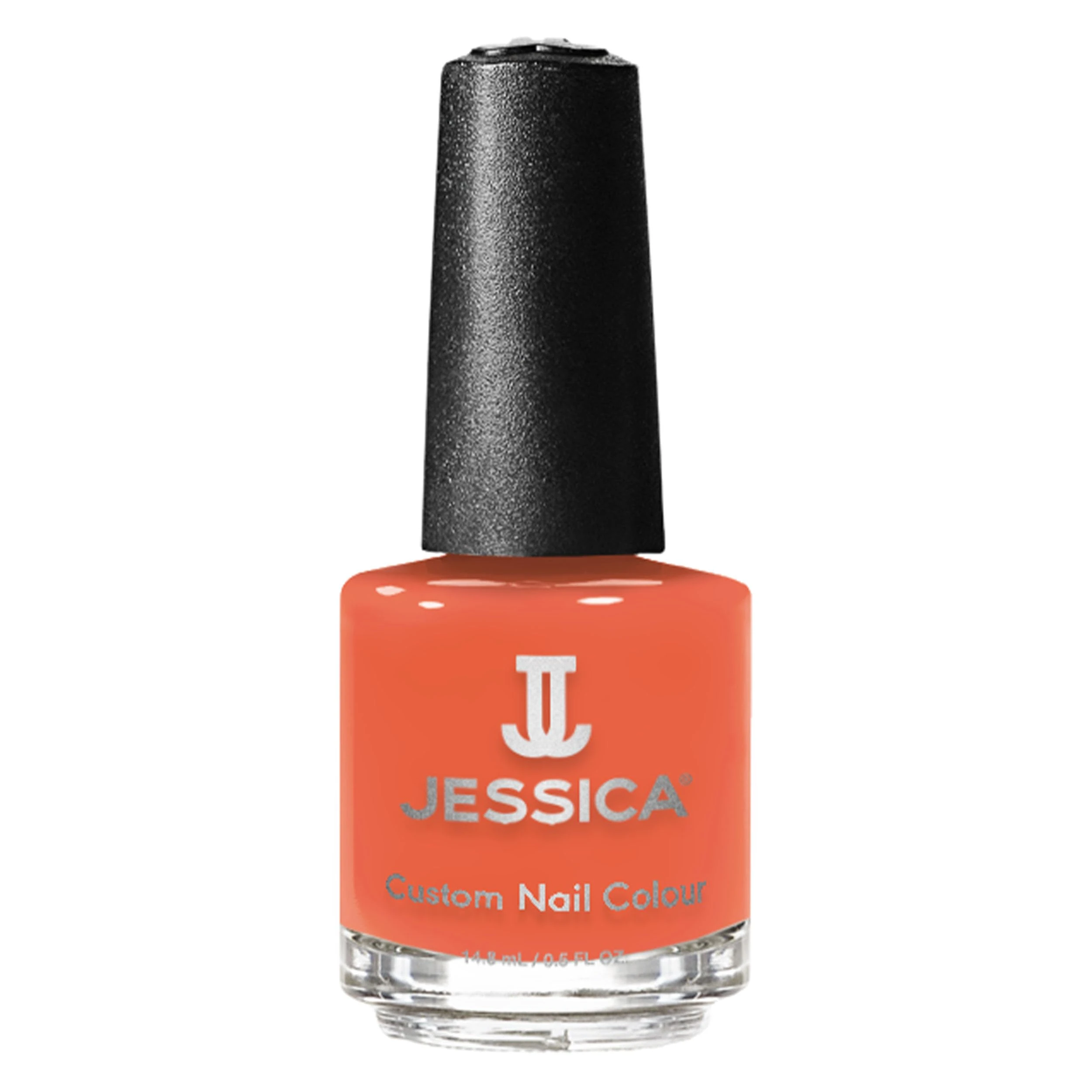 JESSICA Custom Colour Nail Polish | Long Lasting Nail Varnish with Salon Professional Finish | Award-Winning Polish, Helps Strengthen Nails | Tangerine Crème | Orange You Glad? | 14.8ml