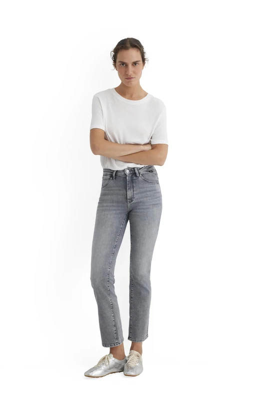 Mavi Women's Kendra Jeans, Grey Brushed Glam, 25W / 34L