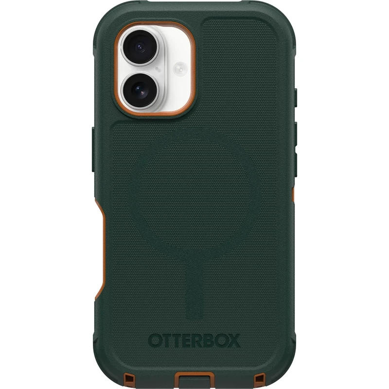 OtterBox - Defender Series Case for iPhone 16, MagSafe, Green
