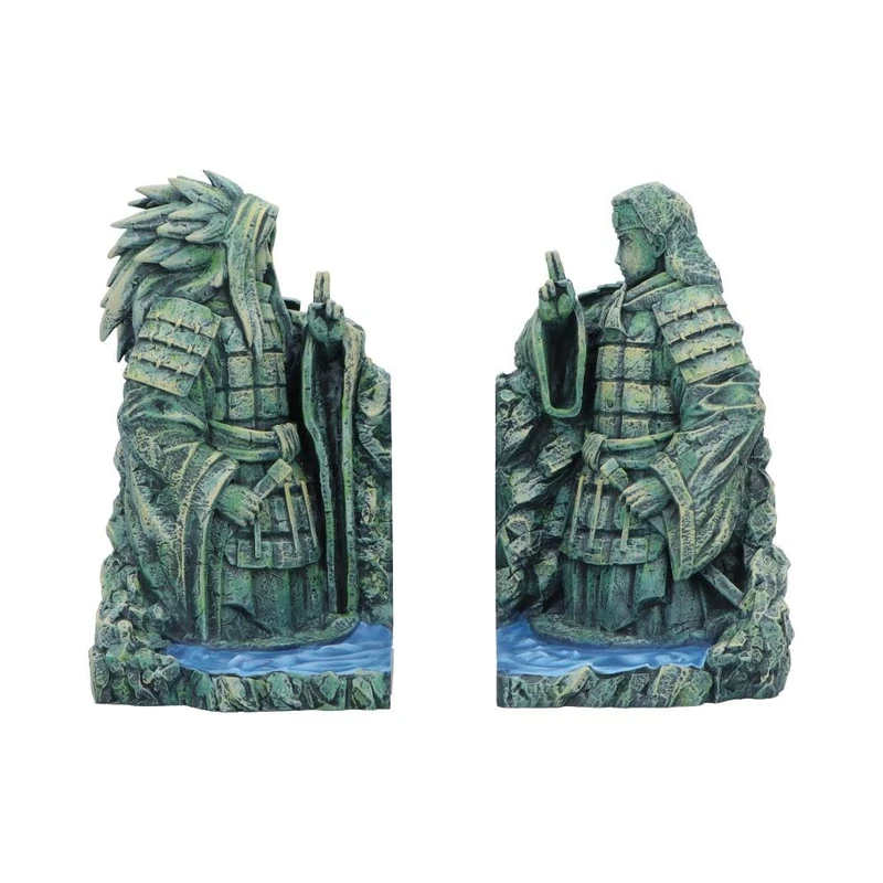 Nemesis Now The Final Valley Bookends - Hand-Painted, Hashirama & Madara - Resin Sculpted Naruto Figures, Anime Enthusiasts & Pop Culture Collectors