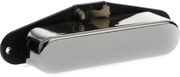 DiMarzio DP436C Muscle T Neck - Single Coil Pickup for Telecaster - Vintage Style with Modern Punch, AlNiCo 5, Chrome