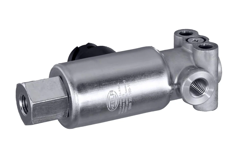 HELLA 6NW 358 189-191 Solenoid Valve - 24V - 2-pin connector - Bore Ø: 8.4mm - Electric - Image 1