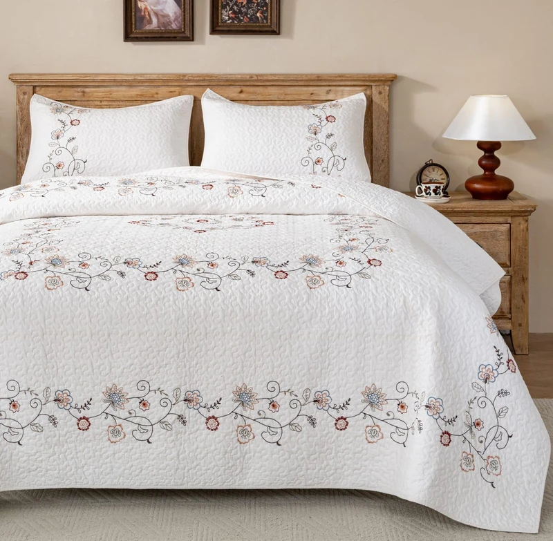 Meadow Park Quilt Set King - Fang Design