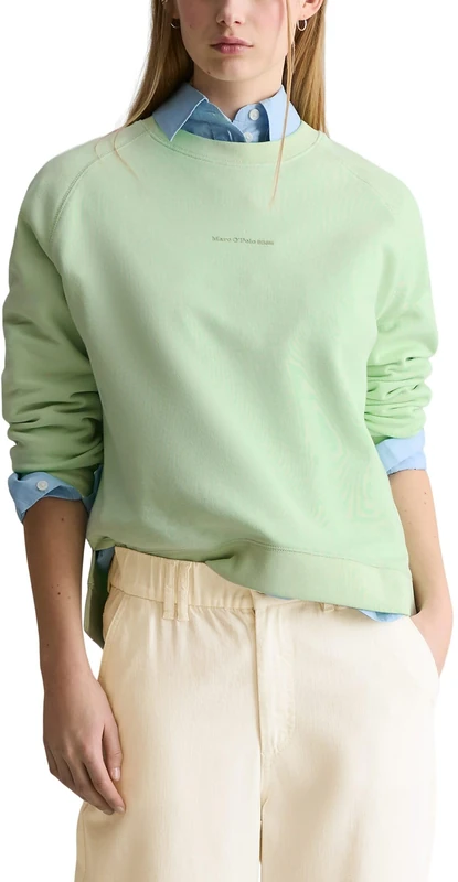Marc OߴPolo Denim Women's Sweatshirt in Organic Cotton with Raglan Sleeves