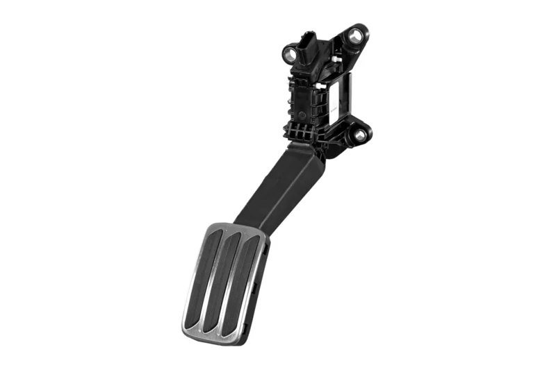 HELLA 6PV 011 673-271 Sensor, accelerator pedal position - for left-hand drive vehicles - 6-pin connector - Automatic Transmission - Aluminium Pedal Cover