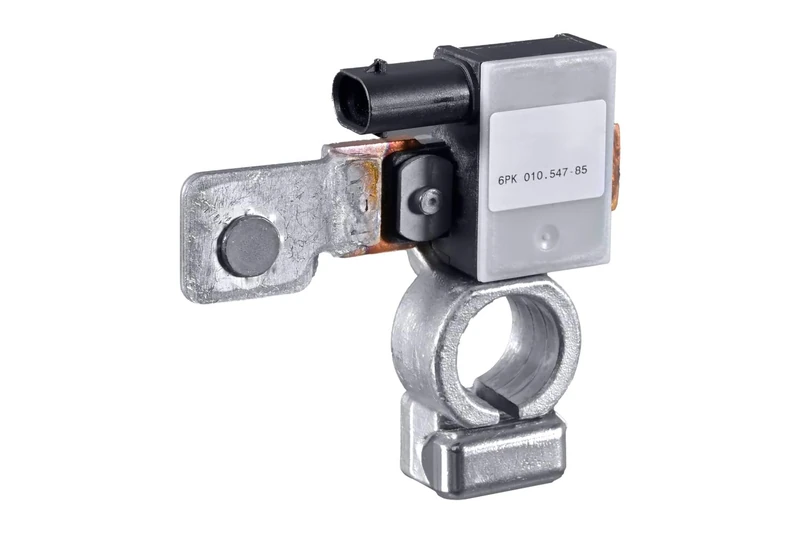 HELLA 6PK 010 547-851 Sensor, battery management - 12V - Bolted - without cable set