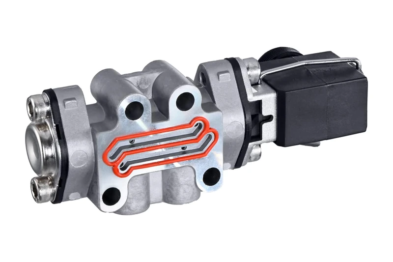 HELLA 6NW 358 189-071 Solenoid Valve, shift cylinder - 24V - 2-pin connector - Quantity: 1