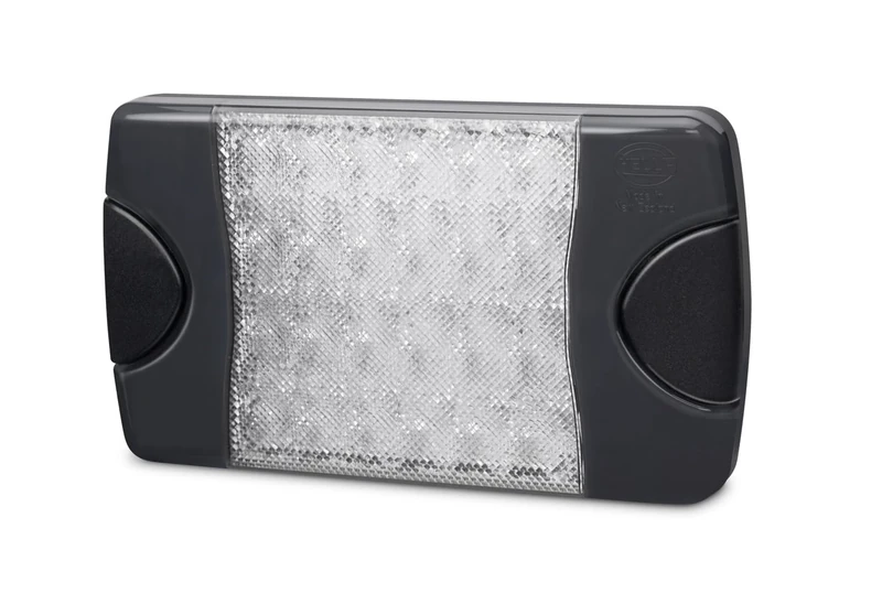 Hella DuraLED S 2NE 017 009-001 Rear Fog Light LED 12/24V Horizontal Fitting ADR/GGVS/ECE Lens Colour: White Cable: 2500 mm 2-Pin Rear Installation