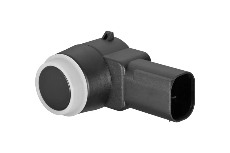 HELLA 6PX 358 269-411 Sensor, park distance control - angled - 3-pin connector - Plugged - Paintable - with gasket/seal