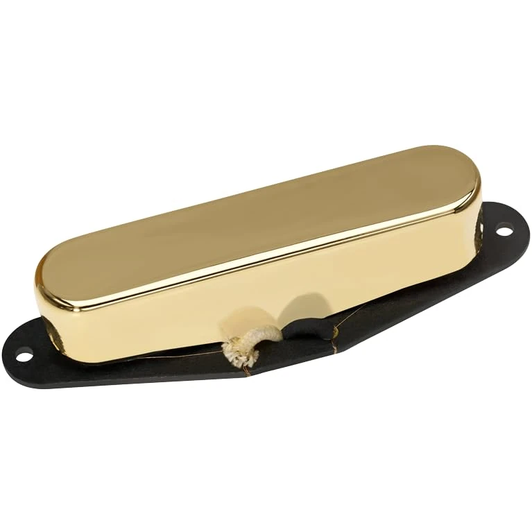 DiMarzio DP436G Muscle T Neck - Single Coil Pickup for Telecaster - Vintage Style with Modern Punch, AlNiCo 5, Gold