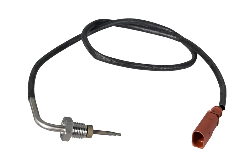 HELLA 6PT 358 226-471 Sensor, exhaust gas temperature - 2-pin connector - Bolted - Cable: 790mm