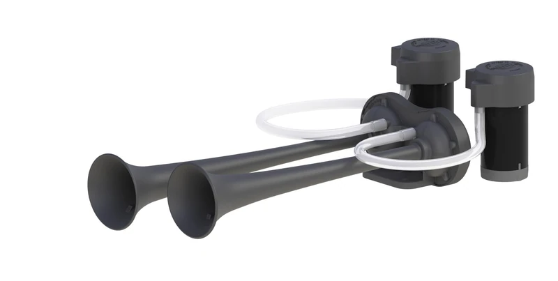 HELLA 3PB 013 410-211 Signal Horn - 12V - 349Hz-392Hz - Electric-pneumatic