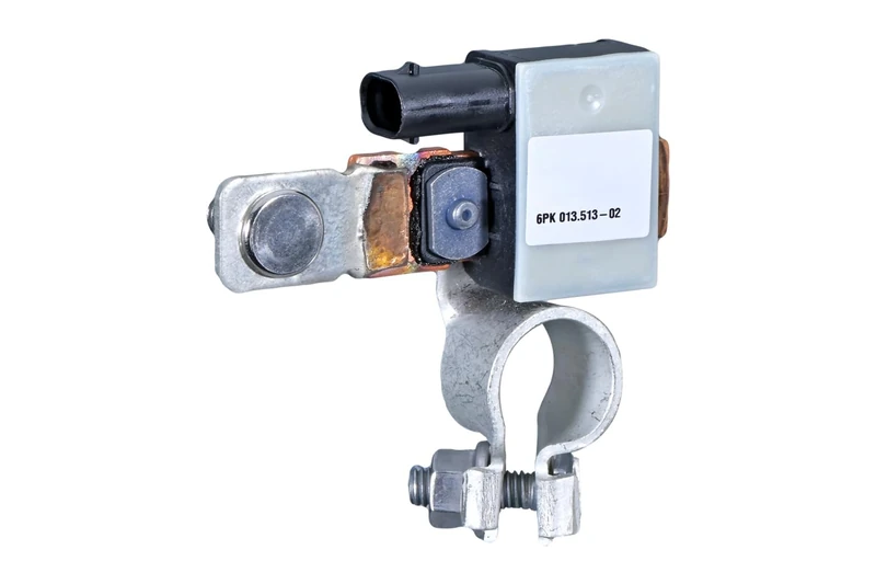 HELLA 6PK 013 513-021 Sensor, battery management - 12V - Bolted - without cable set