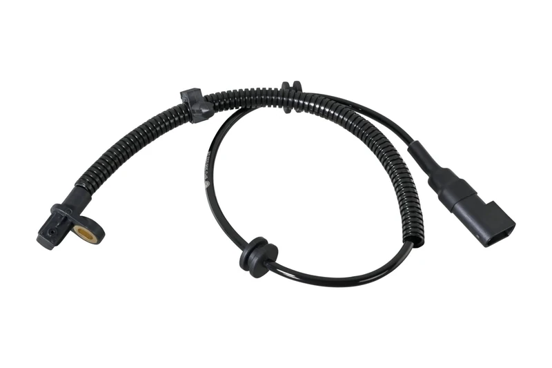 HELLA 6PU 358 252-261 Sensor, wheel speed - 2-pin connector - Cable: 517mm - with fastening clips on the cable