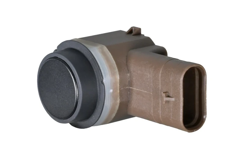 HELLA 6PX 358 270-781 Sensor, park distance control - angled - 3-pin connector - Plugged - Paintable - with gasket/seal