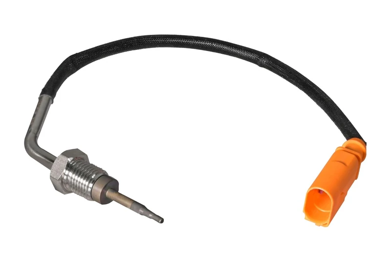HELLA 6PT 358 226-551 Sensor, exhaust gas temperature - 2-pin connector - Bolted - Cable: 240mm