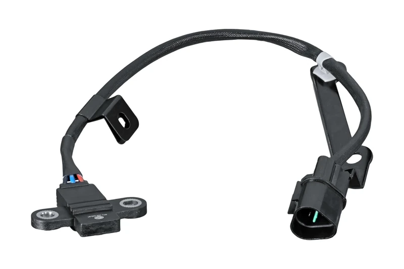 HELLA 6PU 358 380-911 Sensor, crankshaft pulse - 3-pin connector - Cable: 365mm - with seal ring/with cable