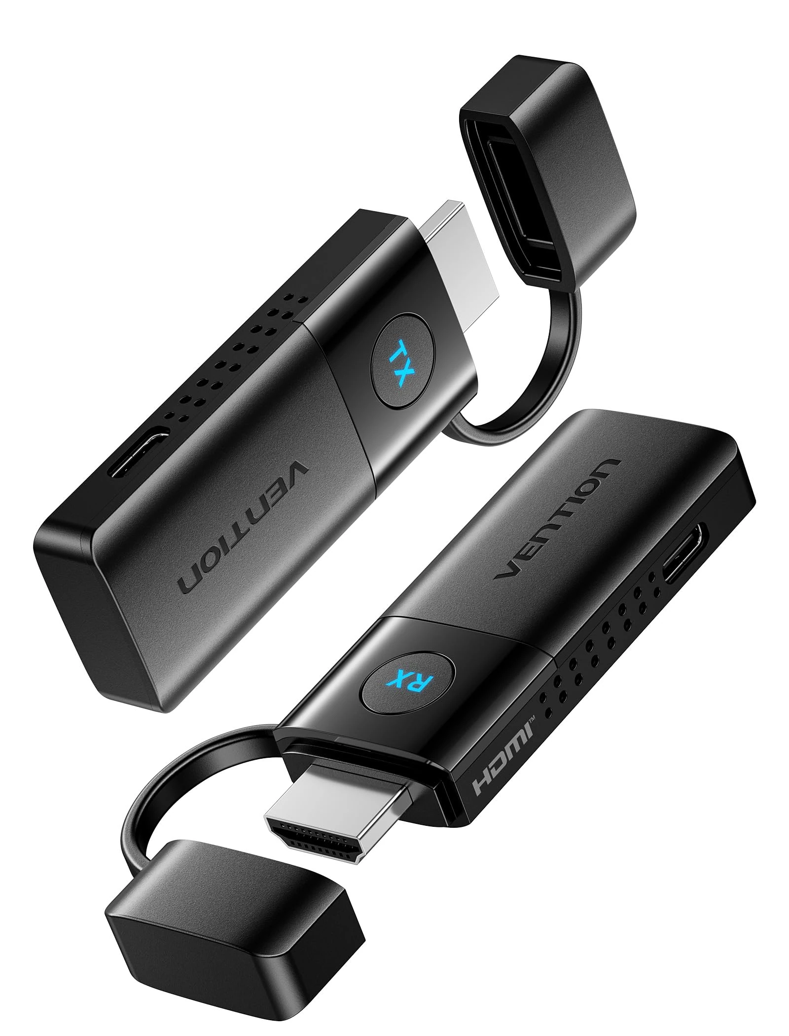 VENTION Mini Wireless HDMI Transmitter and Receiver 1080P@60Hz, Wireless HDMI 165FT/50M, 5G, Plug & Play for Streaming Video from Laptop/PC to Monitor/Projector/TV