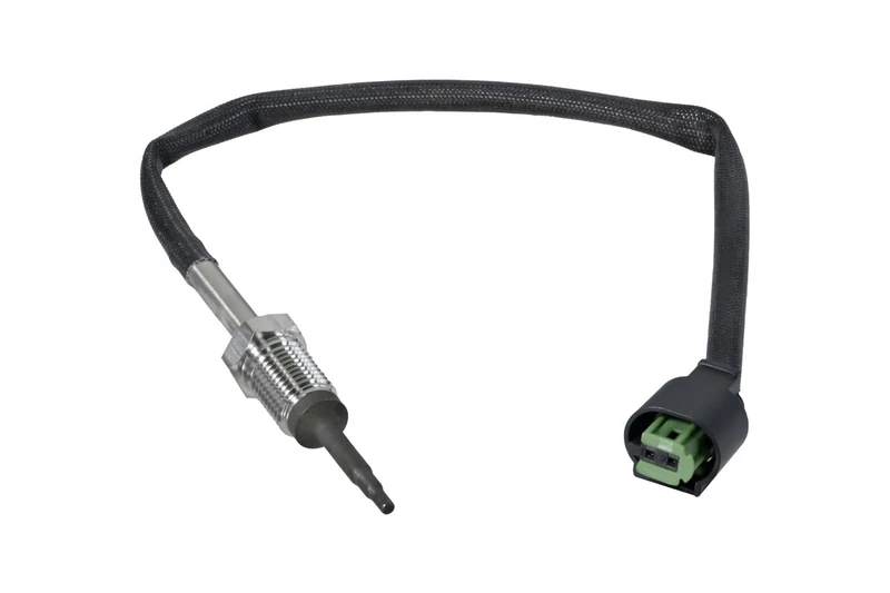 HELLA 6PT 358 226-651 Sensor, exhaust gas temperature - 2-pin connector - Bolted - Cable: 240mm
