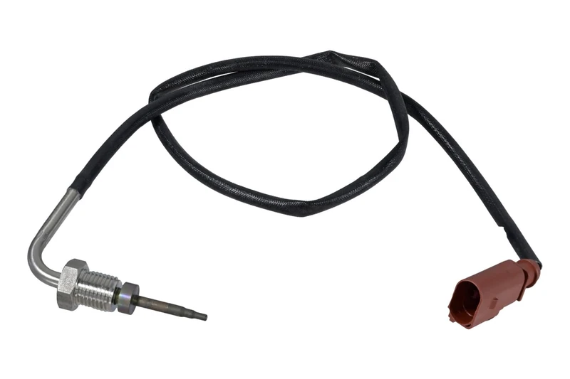 HELLA 6PT 358 226-521 Sensor, exhaust gas temperature - 2-pin connector - Bolted - Cable: 640mm