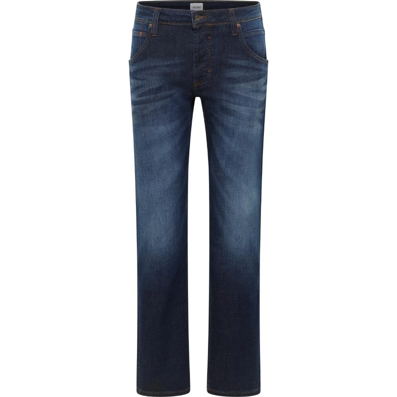 MUSTANG Men's Style Michigan Straight Jeans, Dark Blue 903, 32 W/32 L