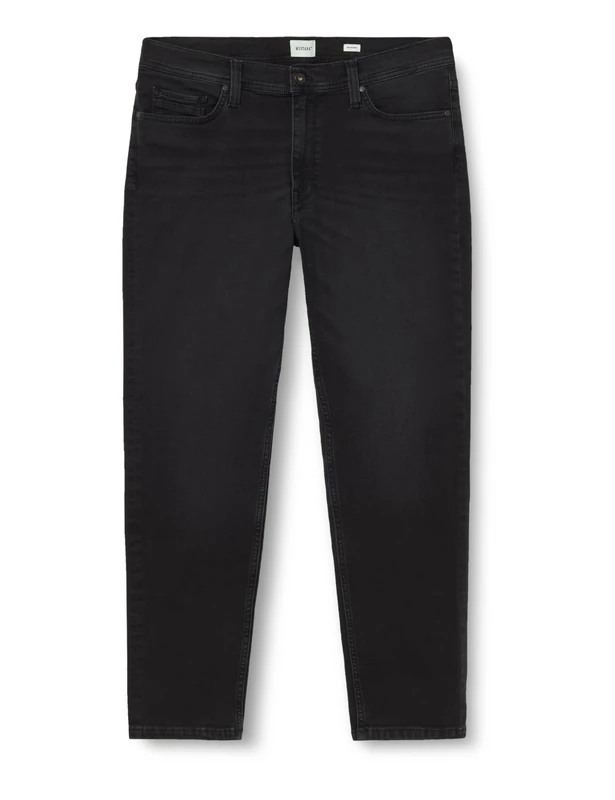 MUSTANG Men's Style Vegas Slim Jeans, Jet Black 803, 36 W/30 L