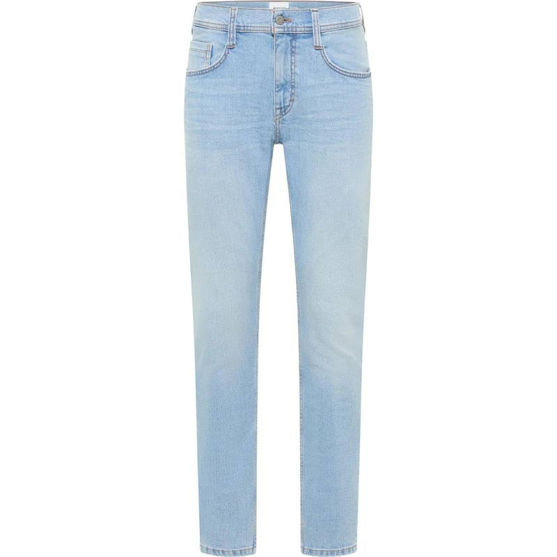 MUSTANG Men's Style Oregon Slim Jeans, Light Blue 211, 38 W/30 L - Image 1