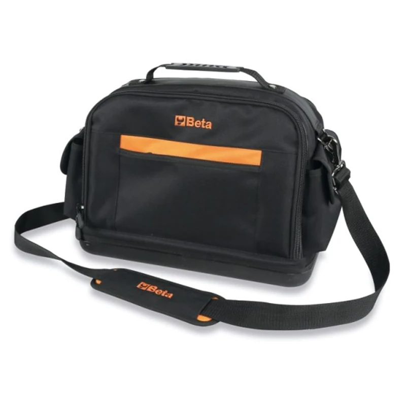 BETA C9DA Tool Bag in High Strength Technical Fabric with Wide Opening, Waterproof Hard Base and Adjustable Padded Shoulder Strap - Image 1