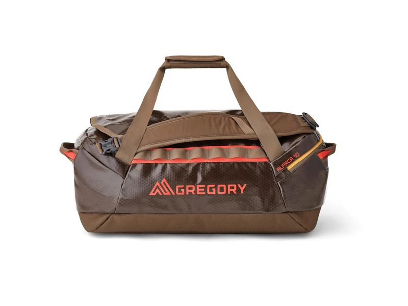 Gregory Alpaca 40 - Duffle S, 58 cm, 40 L, 1.23 KG, Travel Bag, Water Resistant, with Packing Cube, Removable Shoulder Straps, Brown (Mesa Brown)