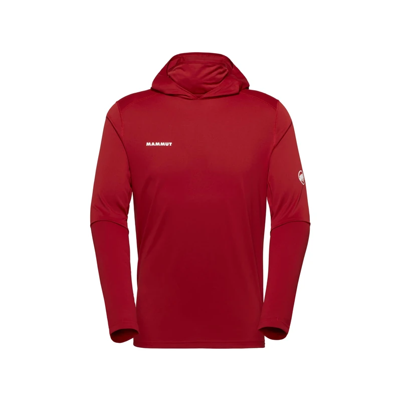 Mammut Men's Selun Fl Sun Hoody Hooded Sweatshirt, Dark Red, M