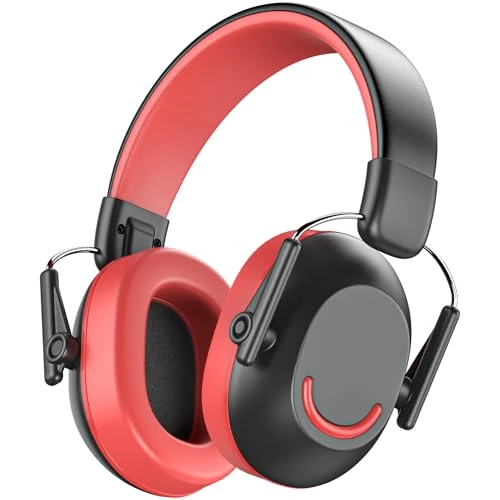 Link Dream Hearing Protection Earmuffs for Kids, Toddlers, Noise Cancellation, SNR 30dB for Show, Concert, Events, Fireworks, Black, One Size