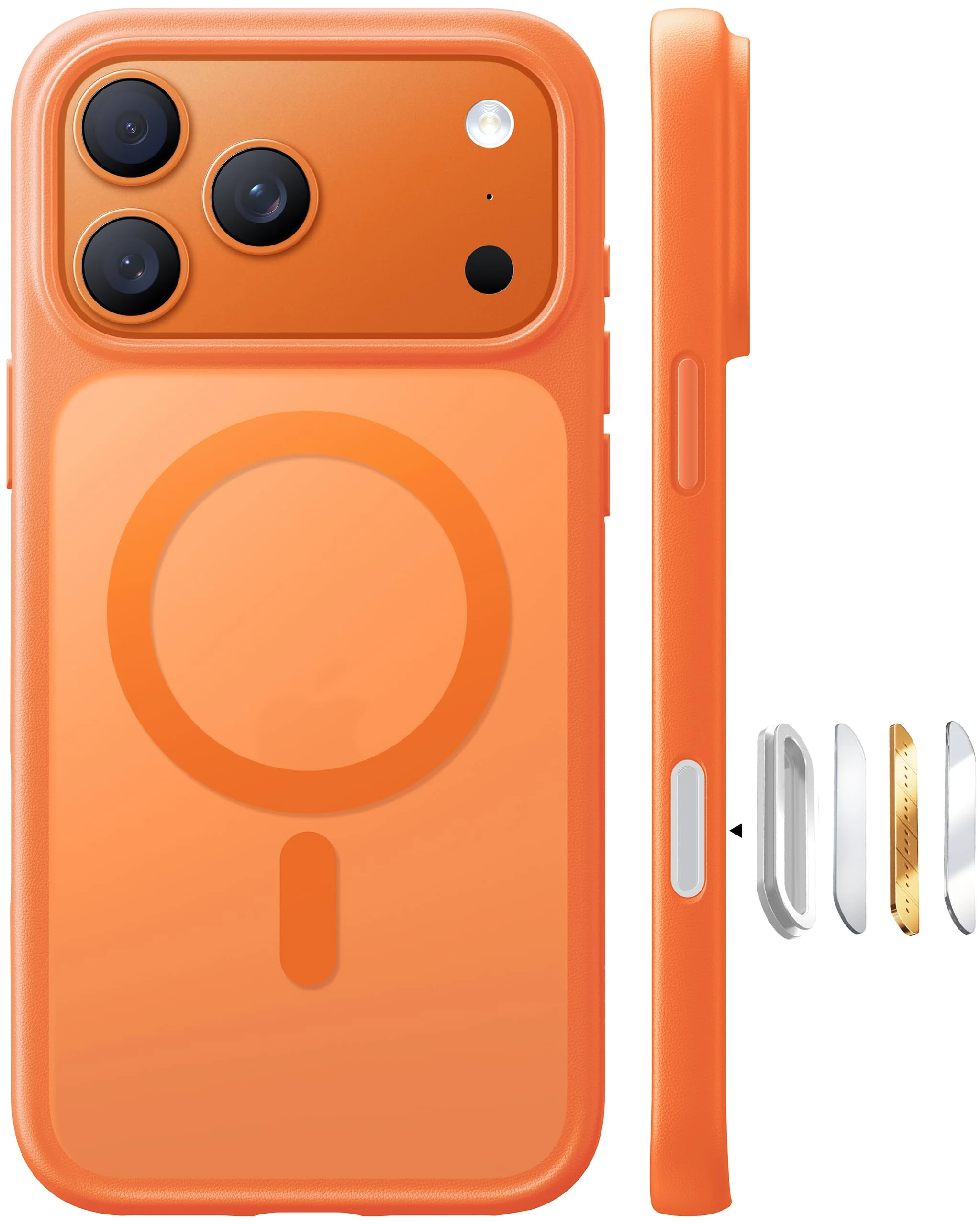 TORRAS for iPhone 17 Pro Case with MagSafe, 12FT Military Grade Shockproof, Durable & Sturdy & Velvety Touch, Magnetic Protective case for iphone 17 pro cover, Orange
