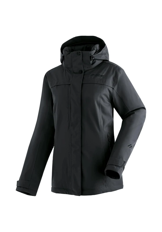 Maier Sports Lisbon Women's Outdoor Jacket, Waterproof Hiking Jacket, mTEX Weather Protection & mTHERM Insulation, Loose Fit