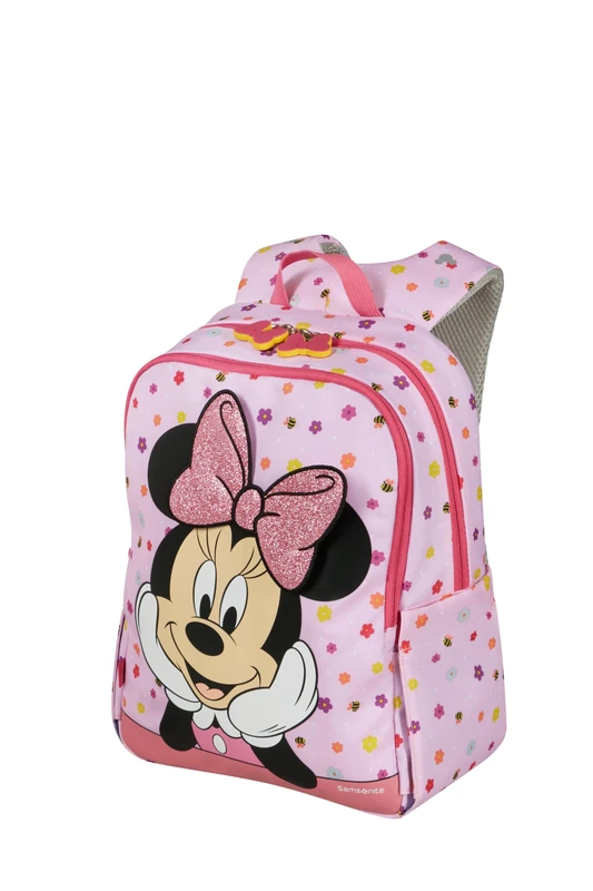 Samsonite Daydream Disney - Minnie Mouse Kids Backpack, 36 cm, 15 L - Ergonomic with Padded Shoulder Straps and Back Panel - Reflective Details - 2 Bottle Holders - Minnie Flower Power