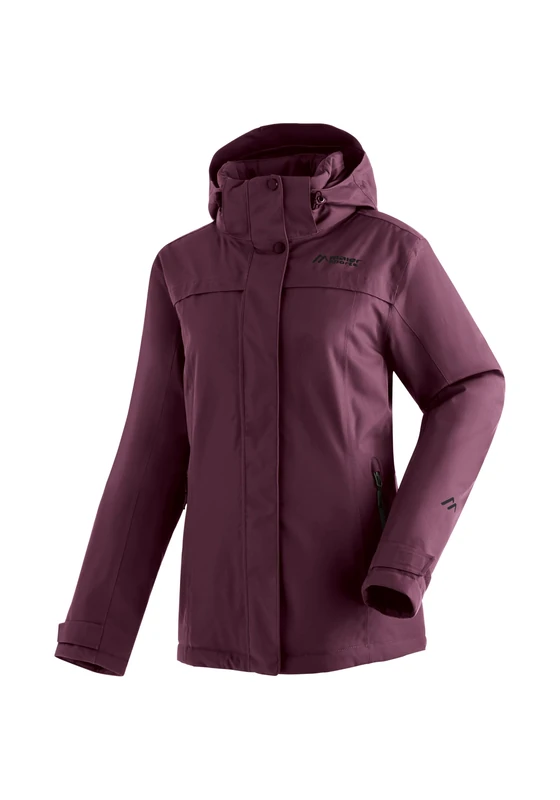 Maier Sports Lisbon Women's Outdoor Jacket, Waterproof Hiking Jacket, mTEX Weather Protection & mTHERM Insulation, Loose Fit