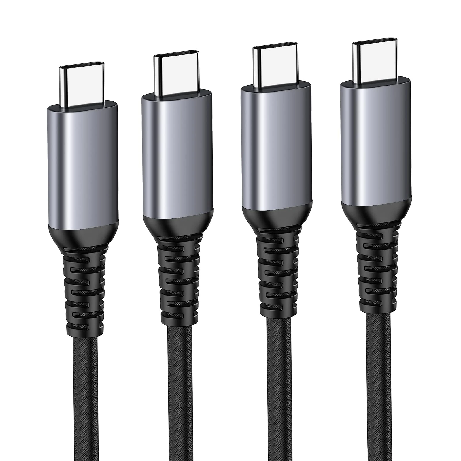 USB C Charger Cable,2Pack 1M USB C to USB C Cable,60W Fast Charging Braided Phone Charger Cables USBC for iPhone 17 16 15 Pro Max Plus,iPad Pro/Air,Samsung S25 S24 S23 and More