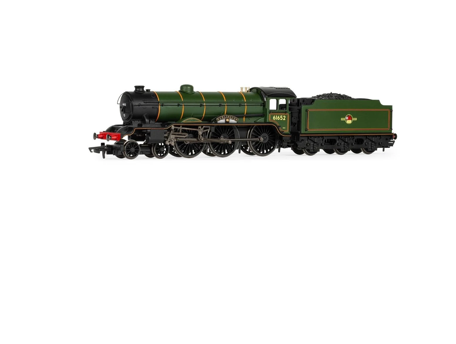 Hornby R30433 RailRoad BR Late B17 Darlington 61652 Locomotive, Green