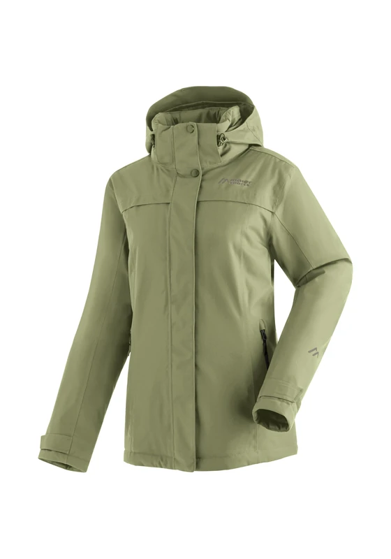 Maier Sports Lisbon Women's Outdoor Jacket, Waterproof Hiking Jacket, mTEX Weather Protection & mTHERM Insulation, Loose Fit