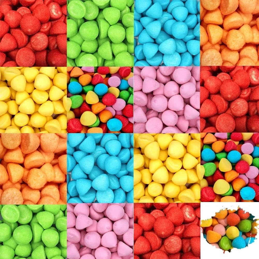 Paint Balls Marshmallow Candy – Colourful Fruity Flavoured Chewy Sweets – Party Bag Treats Colourful Pick n Mix Marshmallow (1000g)