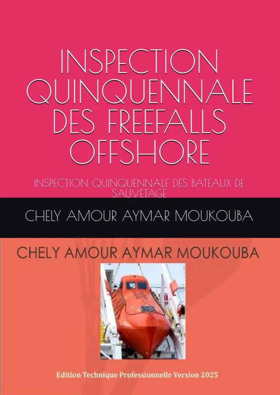 INSPECTION QUINQUENNALE DES FREEFALLS OFFSHORE: INSPECTION QUINQUENNALE DES BATEAUX DE SAUVETAGE