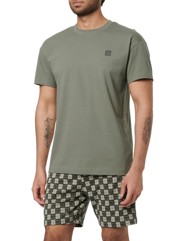 Hugo Men's Pyjama Set, Dark Green 306, M