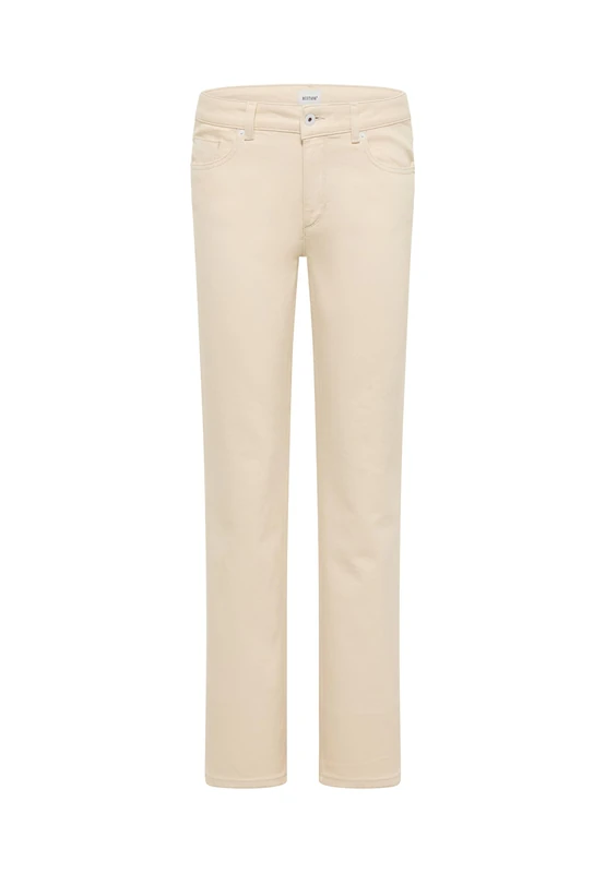 MUSTANG Women's Style Shelby Slim Boot Jeans, Ecru 2014, 27W x 34L