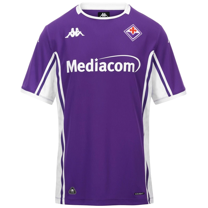 Kappa Fiorentina Kombat 2026 Home Fiorentina Sports Shirt Violet with Hydro-Way Protection